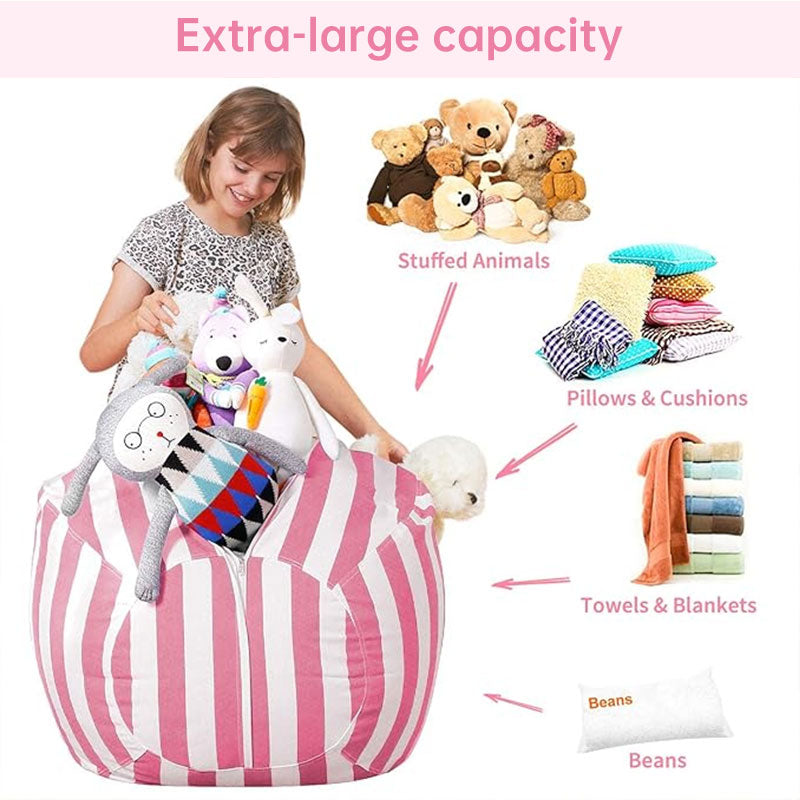 Kids' Beanbag Chair & Plush Toy Set