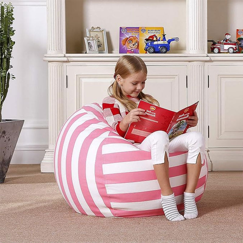 Kids' Beanbag Chair & Plush Toy Set