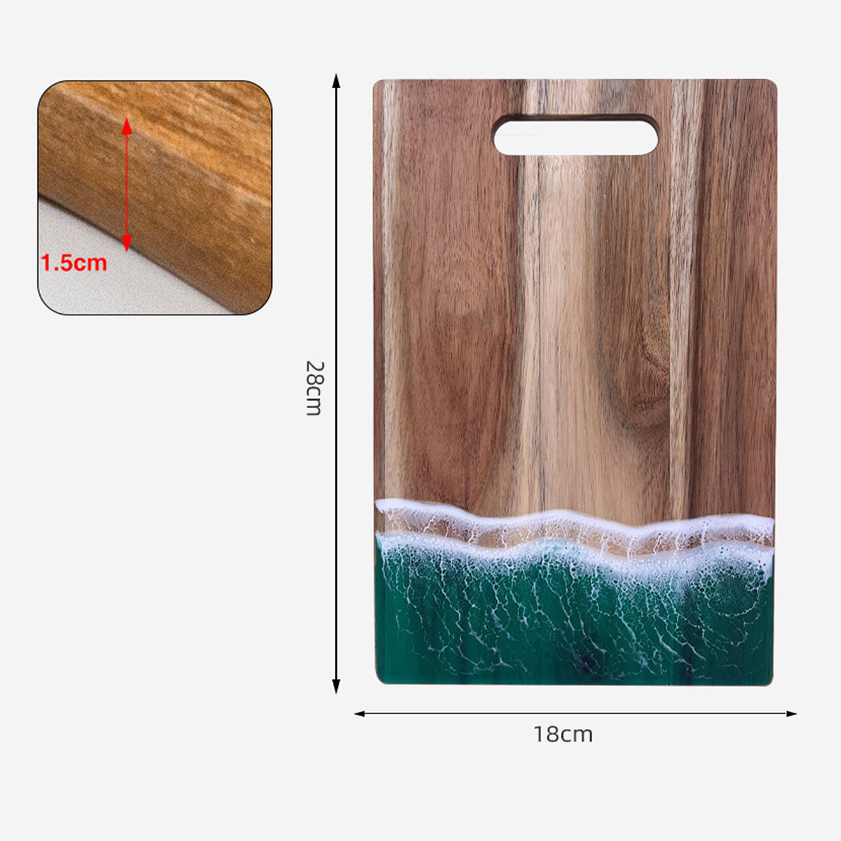 Resin Wooden Cutting Board