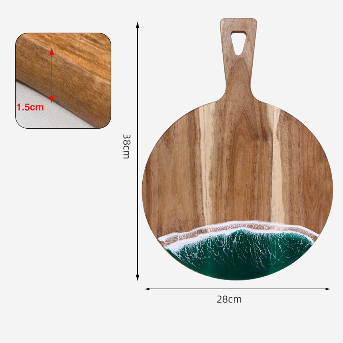 Resin Wooden Cutting Board