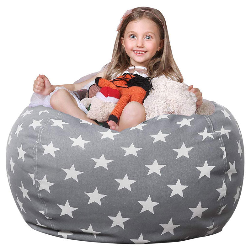 Kids' Beanbag Chair & Plush Toy Set