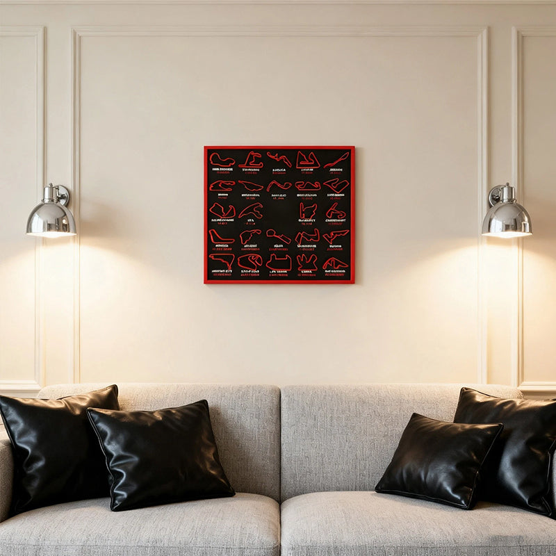 2026 Circuit Map Poster