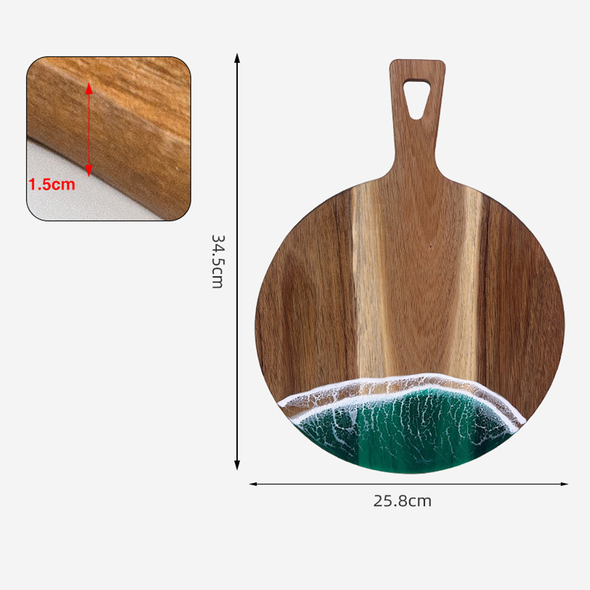Resin Wooden Cutting Board