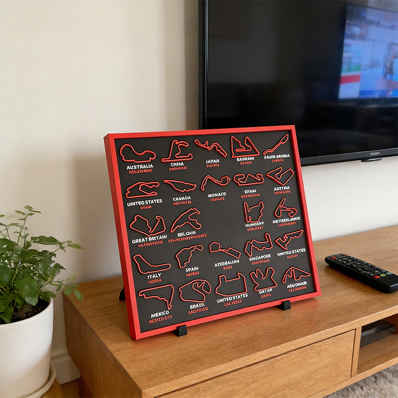 2026 Circuit Map Poster