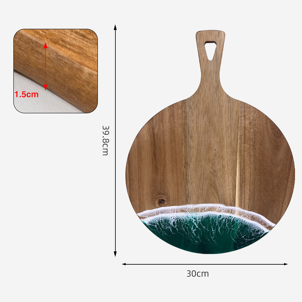 Resin Wooden Cutting Board