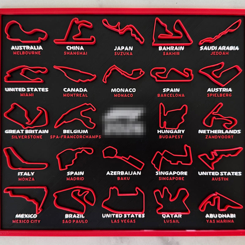 2026 Circuit Map Poster