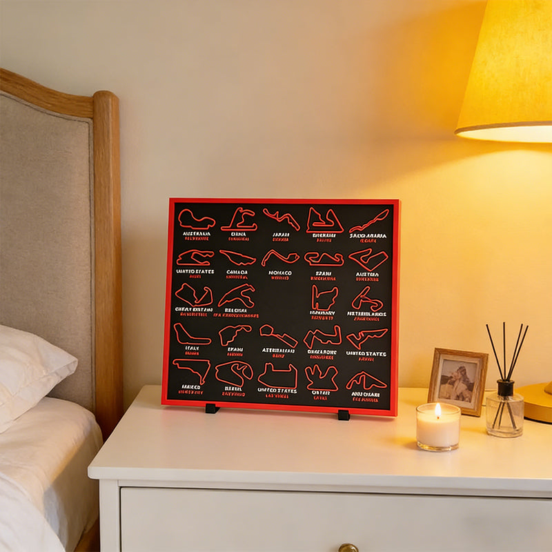 2026 Circuit Map Poster