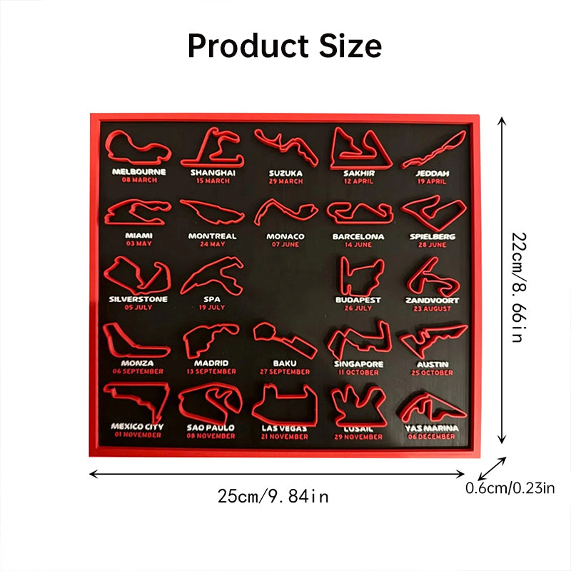 2026 Circuit Map Poster