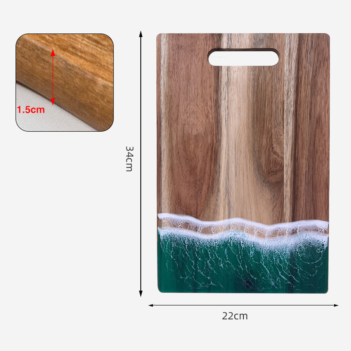 Resin Wooden Cutting Board